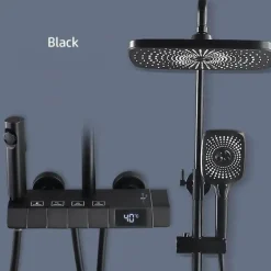 Modern Rainfall Shower Set - Elegant Showerhead with Luxury Design