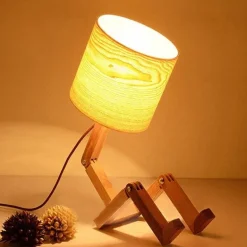 Modern Solid Wood Table Lamp - Stylish Indoor Lighting