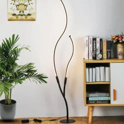Modern Spiral Floor Lamp - Stylish Lighting for Home Decor