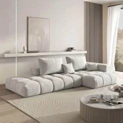 Modern Upholstered Sofa - Stylish Living Room Couch