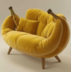 Modern Yellow Sofa - Simple Contemporary Design