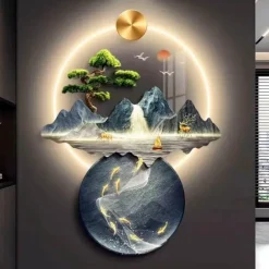 Moderne dekorative Lampe – luxuriöses Entspannungs-Landschaftslicht