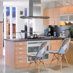 Moderne Esszimmerstühle ohne Armlehnen – 2er-Set stilvolle Beistellstühle