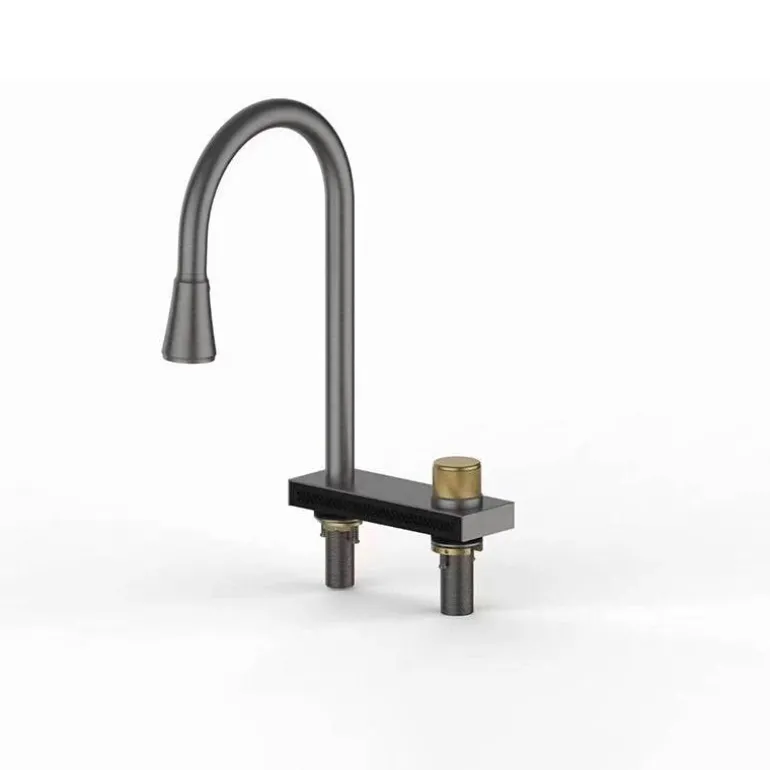 Moderne Küchenspüle aus Edelstahl – Elegantes Wasserfall-Design