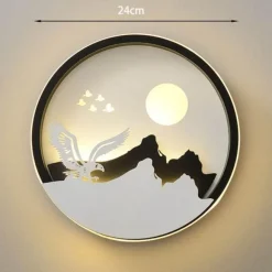 Moderne LED-Wandleuchte - Dekorative Kunstleuchte