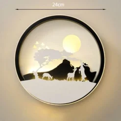 Moderne LED-Wandleuchte - Dekorative Kunstleuchte