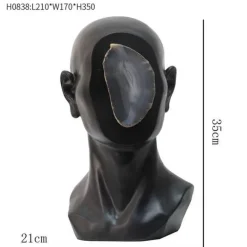 Moderne nordische abstrakte Mann-Skulptur – zeitgenössische Kunstfigur