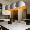 Moderne nordische Pendelleuchte - Eierschalenleuchte aus Aluminium