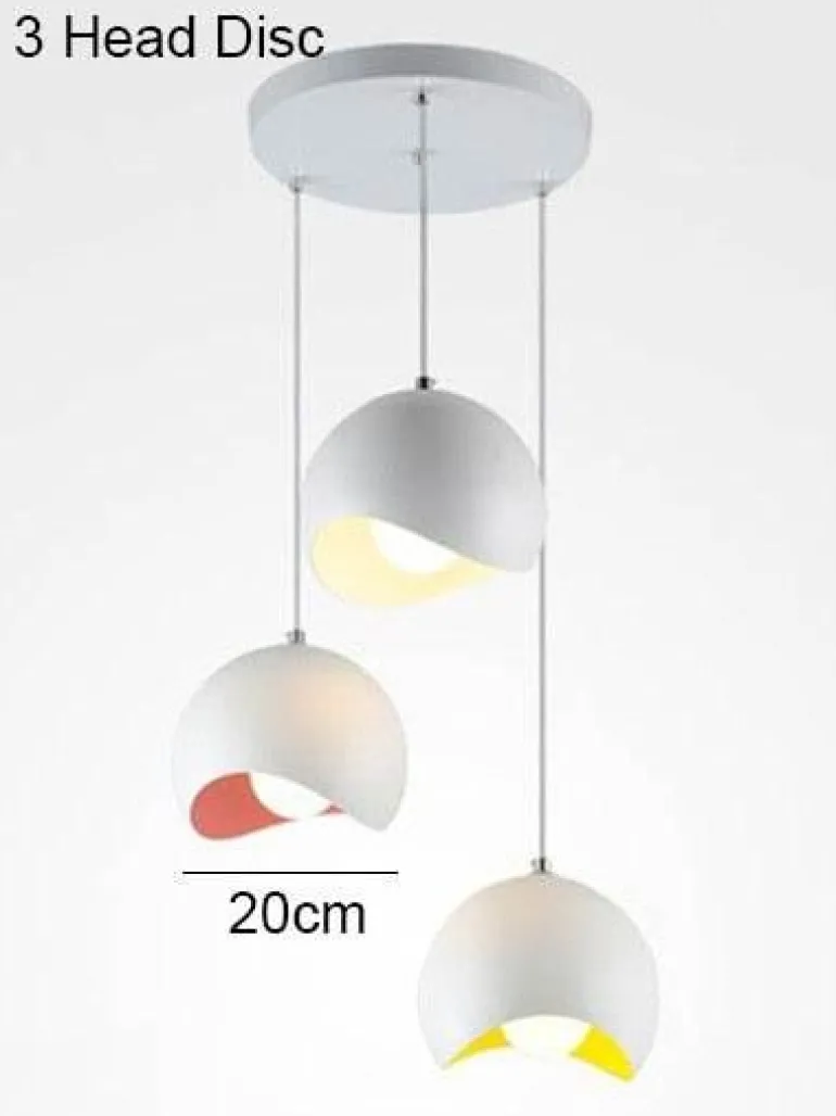 Moderne nordische Pendelleuchte - Eierschalenleuchte aus Aluminium