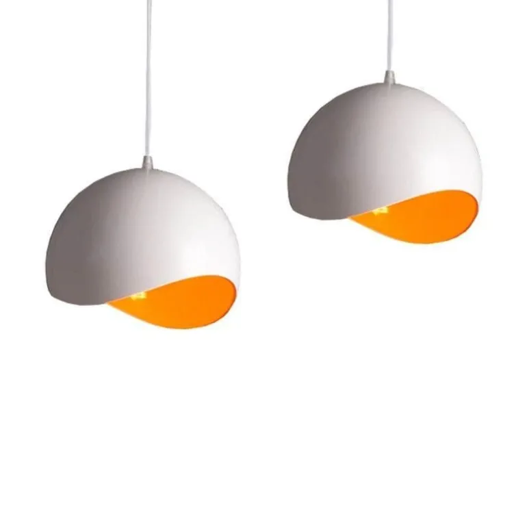 Moderne nordische Pendelleuchte - Eierschalenleuchte aus Aluminium