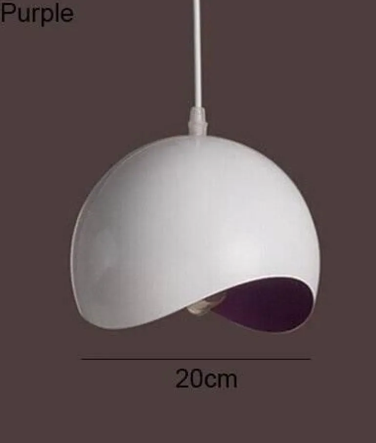 Moderne nordische Pendelleuchte - Eierschalenleuchte aus Aluminium