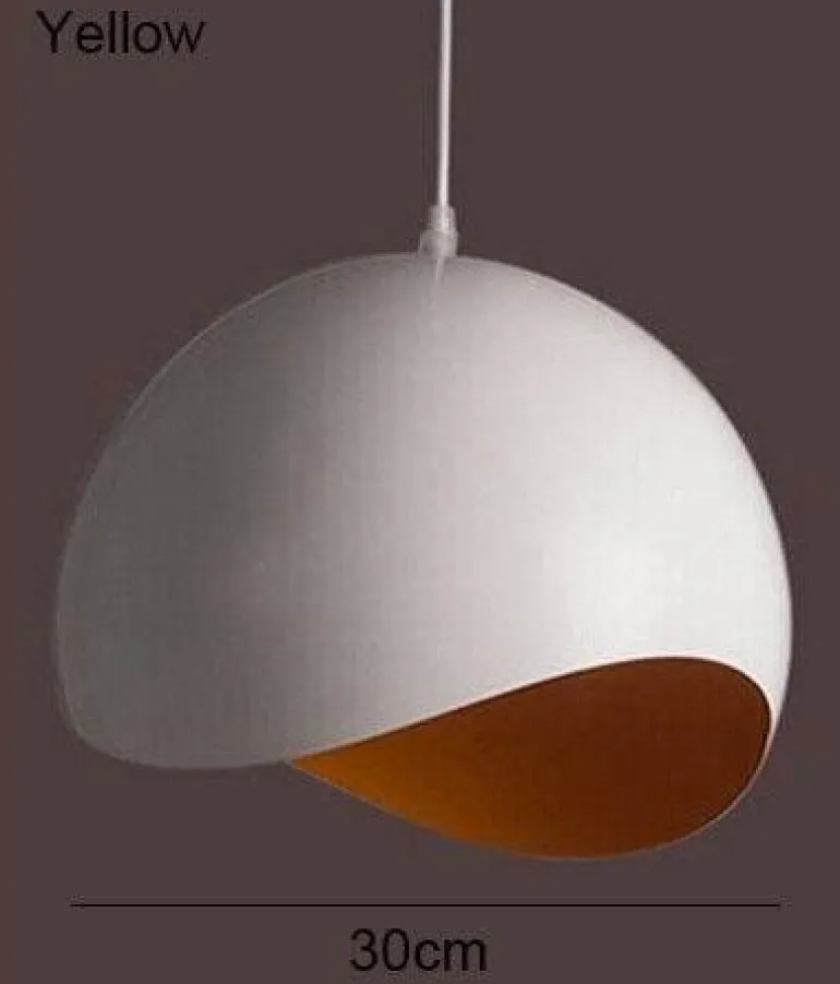 Moderne nordische Pendelleuchte - Eierschalenleuchte aus Aluminium