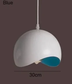 Moderne nordische Pendelleuchte - Eierschalenleuchte aus Aluminium
