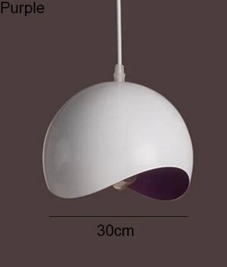 Moderne nordische Pendelleuchte - Eierschalenleuchte aus Aluminium