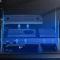 Moderne Wasserstation für die Küchenspüle – effizientes, stromlinienförmiges Design