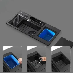 Moderne Wasserstation für die Küchenspüle – effizientes, stromlinienförmiges Design