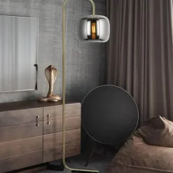 Moderne Windrad-Stehlampe – Dekorative Beleuchtungsvorrichtung