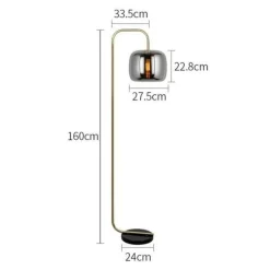 Moderne Windrad-Stehlampe – Dekorative Beleuchtungsvorrichtung