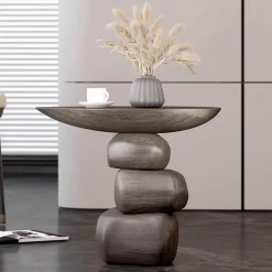 Moderner Beistelltisch für das Wohnzimmer, eleganter Akzenttisch für stilvolles Dekor