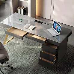 Moderner Büroschreibtisch - Brigitte Slate Workstation Furniture