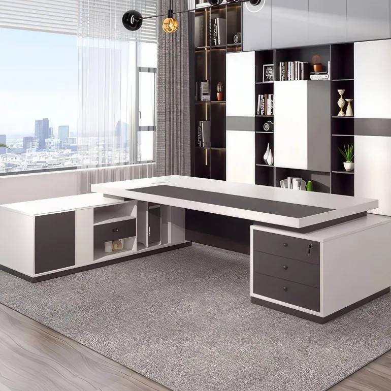 Moderner Büroschreibtisch – Stilvolle Arbeitsplatzmöbel
