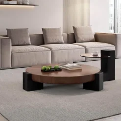 Moderner Couchtisch aus Eiche – Stilvolle Wohnzimmermöbel