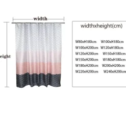 Moderner Duschvorhang – Stilvolles Badezimmerdekor