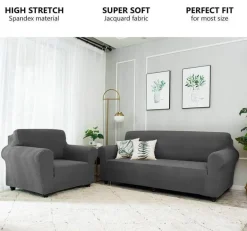 Moderner elastischer Sofabezug - Bedruckter Couchschutz