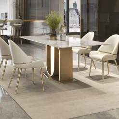 Moderner Esstisch aus Schiefer – elegante Möbel für stilvolle Wohnungen