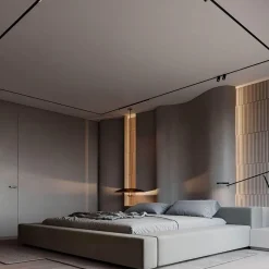 Moderner gepolsterter Bettrahmen - Denis Design