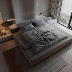 Moderner gepolsterter Bettrahmen - Denis Design