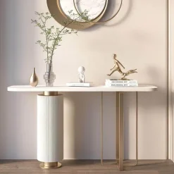 Moderner Konsolentisch aus Schiefer – Zeitgenössische Wohnzimmermöbel