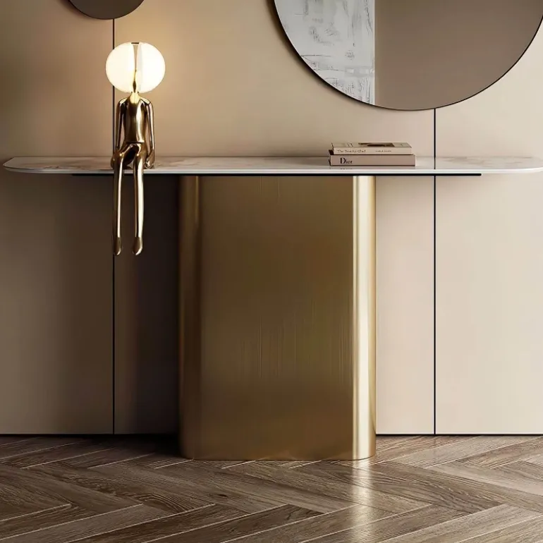 Moderner Konsolentisch aus Schiefer – Elegante Eingangsmöbel