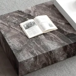 Moderner Marmor-Couchtisch – Elegante Wohnzimmermöbel