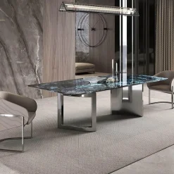 Moderner Marmor-Esstisch – Elegantes Quitterie-Design