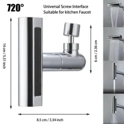 Moderner matter Küchenhahn – Multifunktionales Wasserfall-Design