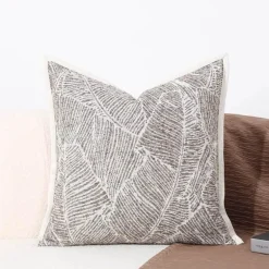 Moderner minimalistischer schwarz-weißer Sofakissenbezug - Stilvoller Kissenbezug für das Wohnzimmer