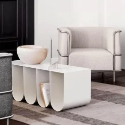 Moderner niedriger Konsolentisch – Stilvolles Aufbewahrungsmöbel