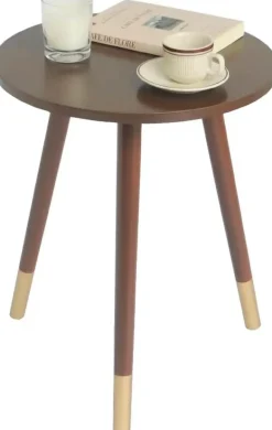 Moderner, runder, kleiner Beistelltisch – elegante Ergänzung für jeden Raum