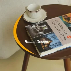 Moderner, runder, kleiner Beistelltisch – elegante Ergänzung für jeden Raum