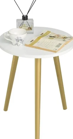 Moderner, runder, kleiner Beistelltisch – elegante Ergänzung für jeden Raum