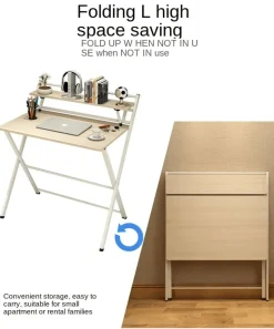 Moderner, stilvoller Büroschreibtisch aus Holz