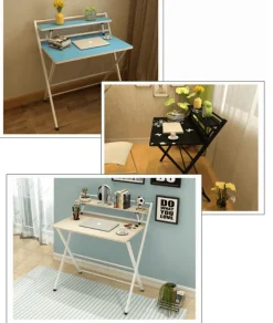 Moderner, stilvoller Büroschreibtisch aus Holz