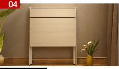 Moderner, stilvoller Büroschreibtisch aus Holz