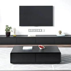 Moderner TV-Schrank – Michelle Entertainment Center mit Stauraum