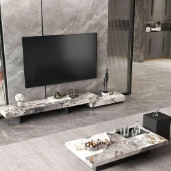 Moderner TV-Schrank aus Schiefer – Stilvolles Entertainment-Center