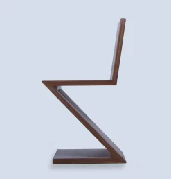 Moderner Zig Zag Stuhl – Stilvolles Sitzmöbel