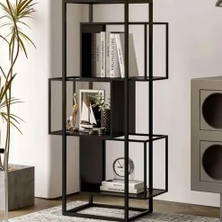 Modernes Bücherregal aus Holz – Stilvolles Lagerregal