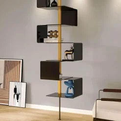 Modernes Bücherregal aus Holz – Stilvolle Aufbewahrungsdekoration für Zuhause