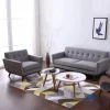 Modernes, bequemes Sofa in Grau – Stilvolle Couch für das Wohnzimmer